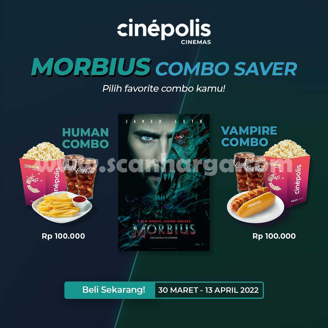 CINEPOLIS Promo Paket Morbius Combo Saver