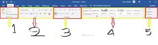 FUNGSI ICON MICROSOFT WORD BESERTA GAMBARNYA