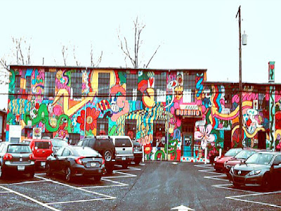 Street Art Wall Mural at Neato Burrito in New Cumberland, Pennsylvania