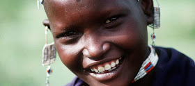 Masai girl, Tanzania