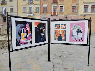 Support Ukraine PIC Obraz wojny wystawa plakatów Klub Ilustratorów Pictoric Warsztaty Kultury Lublin Inne Brzmienia