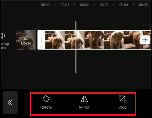 how to flip a video on capcut