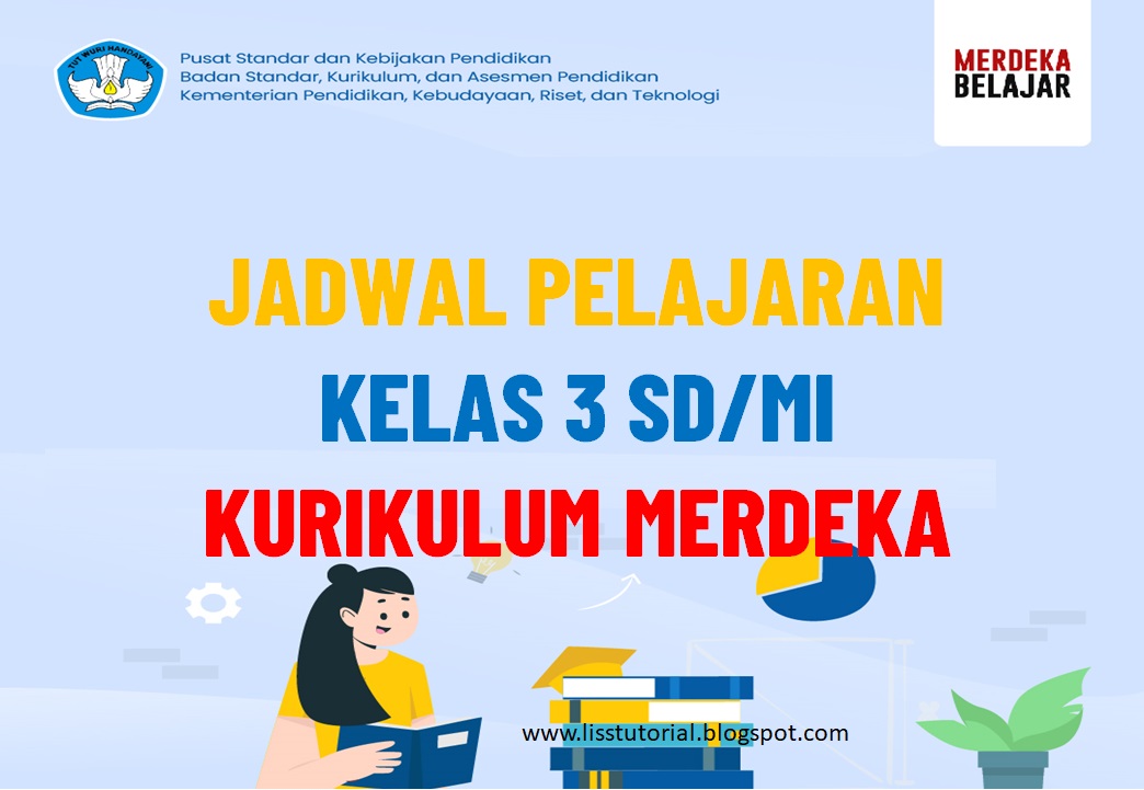 Jadwal Pelajaran Kelas 3 SD/MI