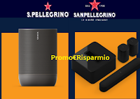Logo Concorso SanPellegrino: vinci 30 smart speaker Move Sonos e Kit audio 