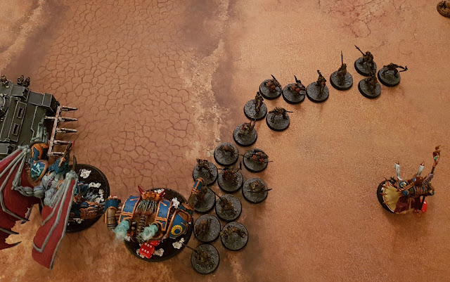Warhammer 40k battle report - Maelstrom of War - Targets Of Opportunity - 1500 points - Thousand Sons vs Tyranids, Hive Fleet Kronos.