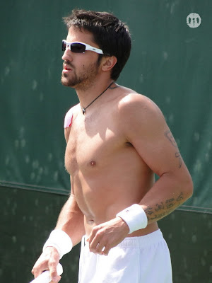 Janko Tipsarevic Shirtless at Miami Open 2010