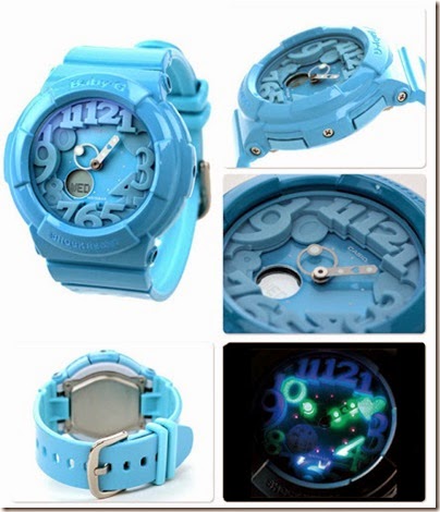 Casio Baby-G BGA-131-7B Neon Illuminator 130 Series blue 04