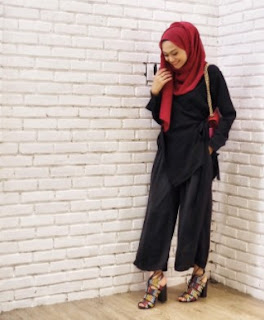 Contoh Padu Padan Celana Kulot Muslimah Yang Direkomendasikan Oleh Desainer