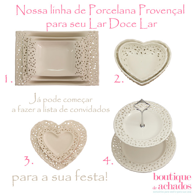 objetos de decoração, artigos de decoração, porcelana provençal