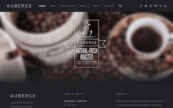 Auberge WordPress Theme