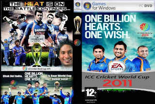 ICC World CUP 2011 pc dvd front cover