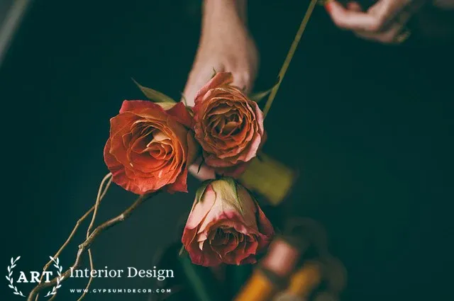 My flowers are red
