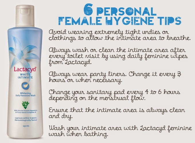 daintyflair's six personal female hygiene tips