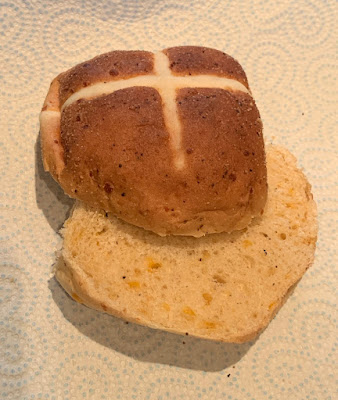 Cheese & Black Pepper Hot Cross Buns