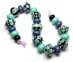 Lampwork glass beads