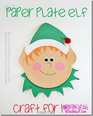 navidad manualidad con platos (3)