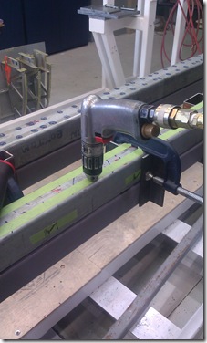 first hole in new Mk IX spar