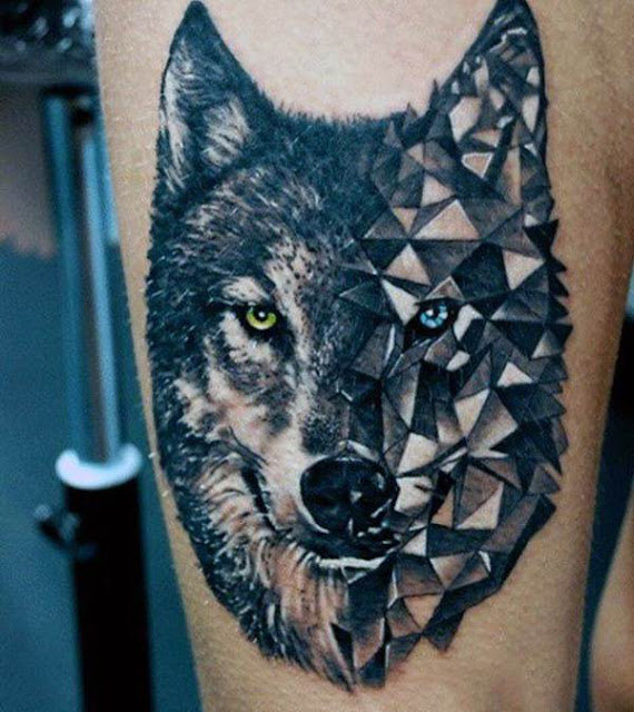 Tatuagem de Lobo - 98 ideias para se inspirar