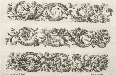 17th cent. french ornamental design - Le Pautre