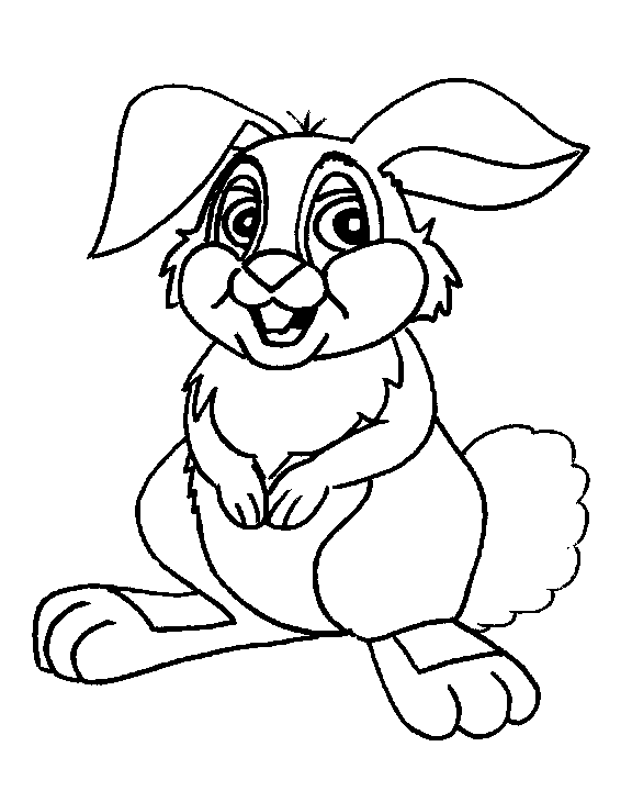 animals pictures for colouring. cute happy easter coloring