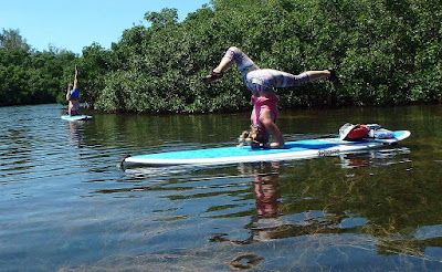 yoga class for sup retreat