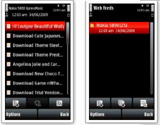 Nokia 5800 Downloads Feed