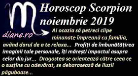 Horoscop noiembrie 2019 Scorpion 