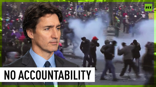 Trudeau Canada Ukraine proxy war complicity instigation corruption lawlessness deception denial delusion unaccountability