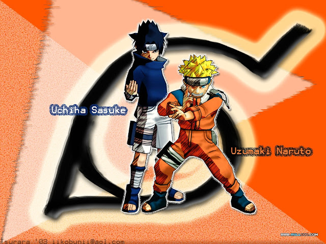 naruto+and+sasuke-anime+wallpaper