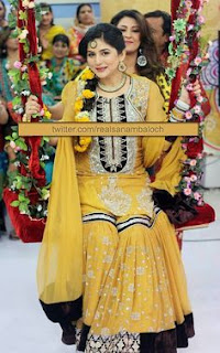 famous Pakistani actress in mehndi dress
