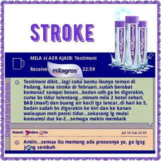 Testimoni Stroke Dengan Milagros