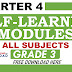  4th Quarter Self-Learning Modules Grade 3 All Subjects
