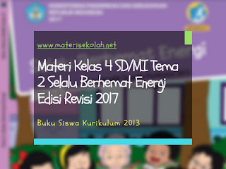 Materi Kelas 4 SD/MI Tema 2 Edisi Revisi 2017 (K-2013)