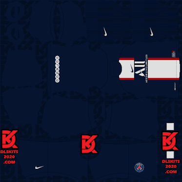 Paris Saint-Germain (PSG) Kits 2022-2023 Leaked Nike For Dream League Soccer 2022 (Home)