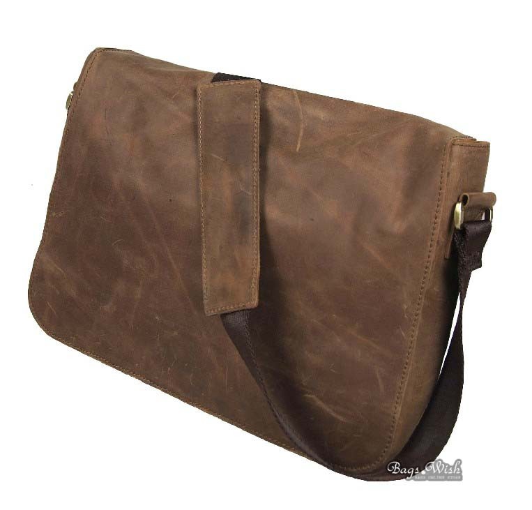 Leather Messenger Bag Men1