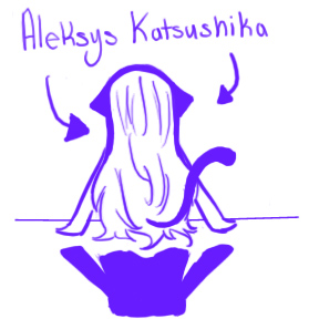 Gaiaonline art for 13lackcat13 of their OC Aleksys