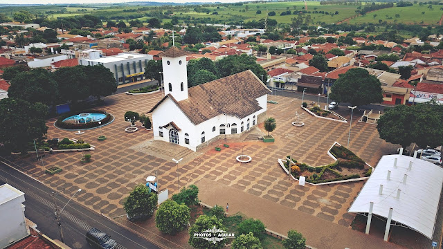 Praça Matriz de Cardoso SP ,Lagoa Municipal e Cascata