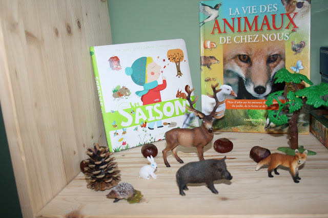 Notre thématique d'octobre : l'automne et les animaux de la forêt