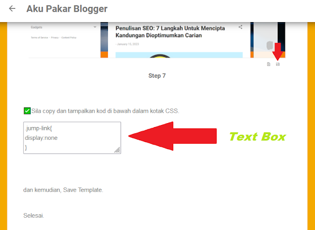 Cara Membuat Kotak Teks/ Text Box untuk Pengekodan/teks dalam Catatan Blogger