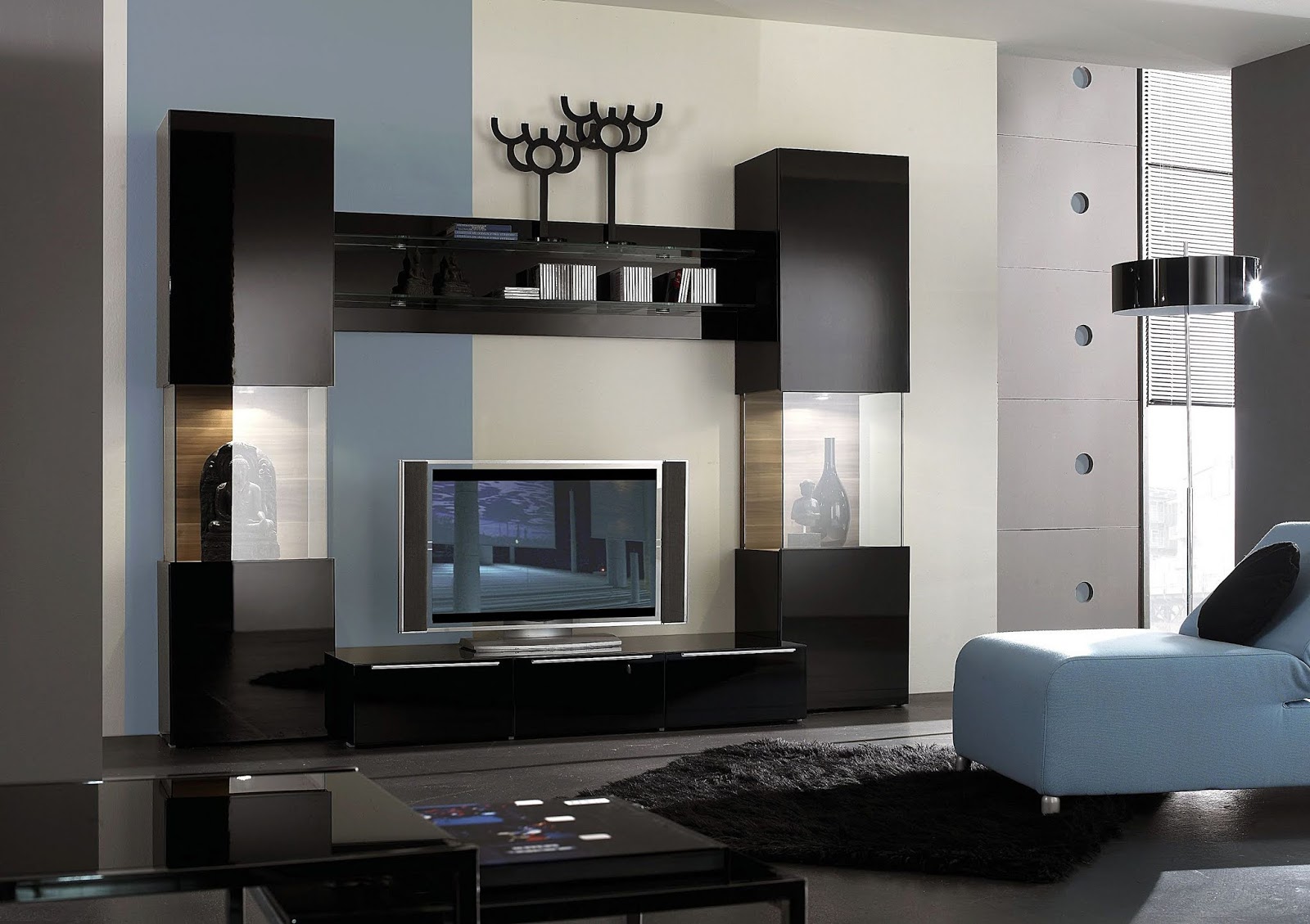 32 Dekorasi Rak Tv Dinding  Untuk Mempercantik Ruangan