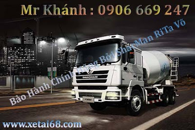 Xe bồn trộn bê tông 10 khối 