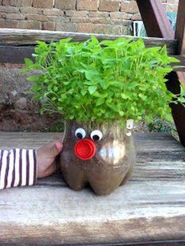  Pot  yang Lucu  dari Botol  Plastik
