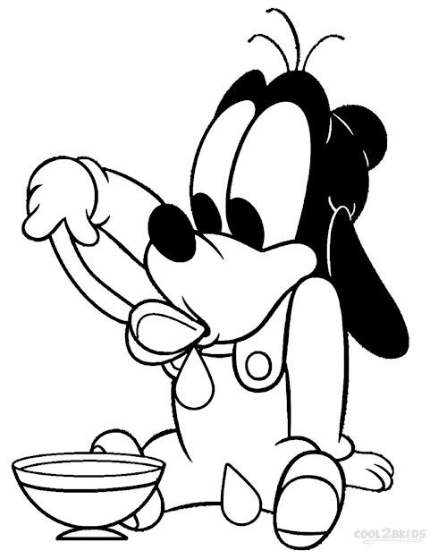 Goofy Coloring Pages