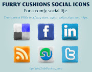 He hosts a blog of his works, including this page with free icons you can . (free furry cushions social icons set)