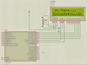16x2 LCD Interfacing with Atmega8