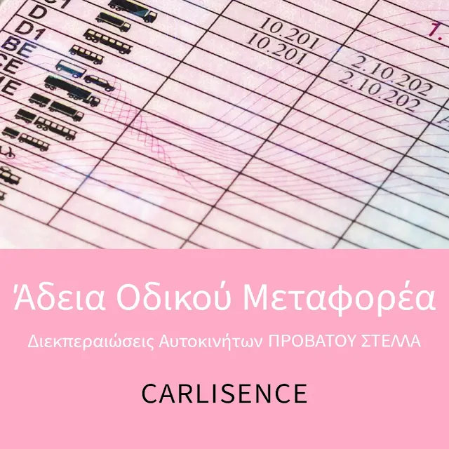 Άδεια Οδικού Μεταφορέα