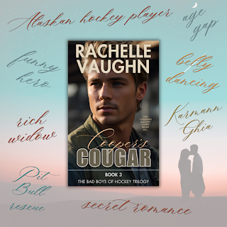 cooper's cougar by rachelle vaughn hockey romance books tropes sports athletes bad boys reads alaskan hockey players murder mystery