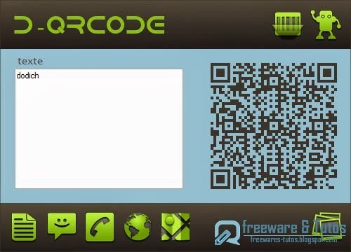 D-QRCode : un logiciel portable pour créer facilement un QRCode