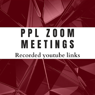 PPL Zoom Meetings