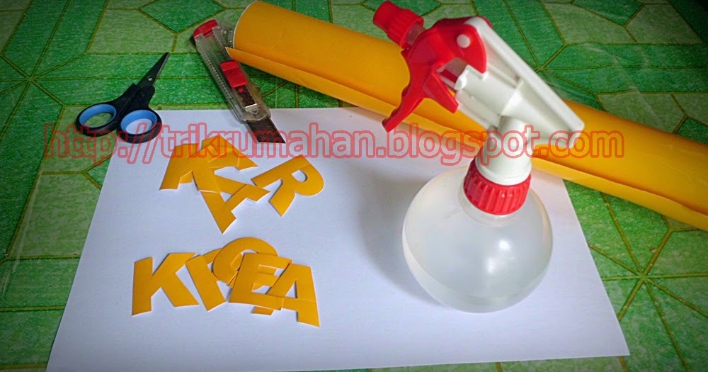 TIPS CARA GAMPANG MEMASANG SKOTLET DECAL DENGAN AIR ~ TIPS 